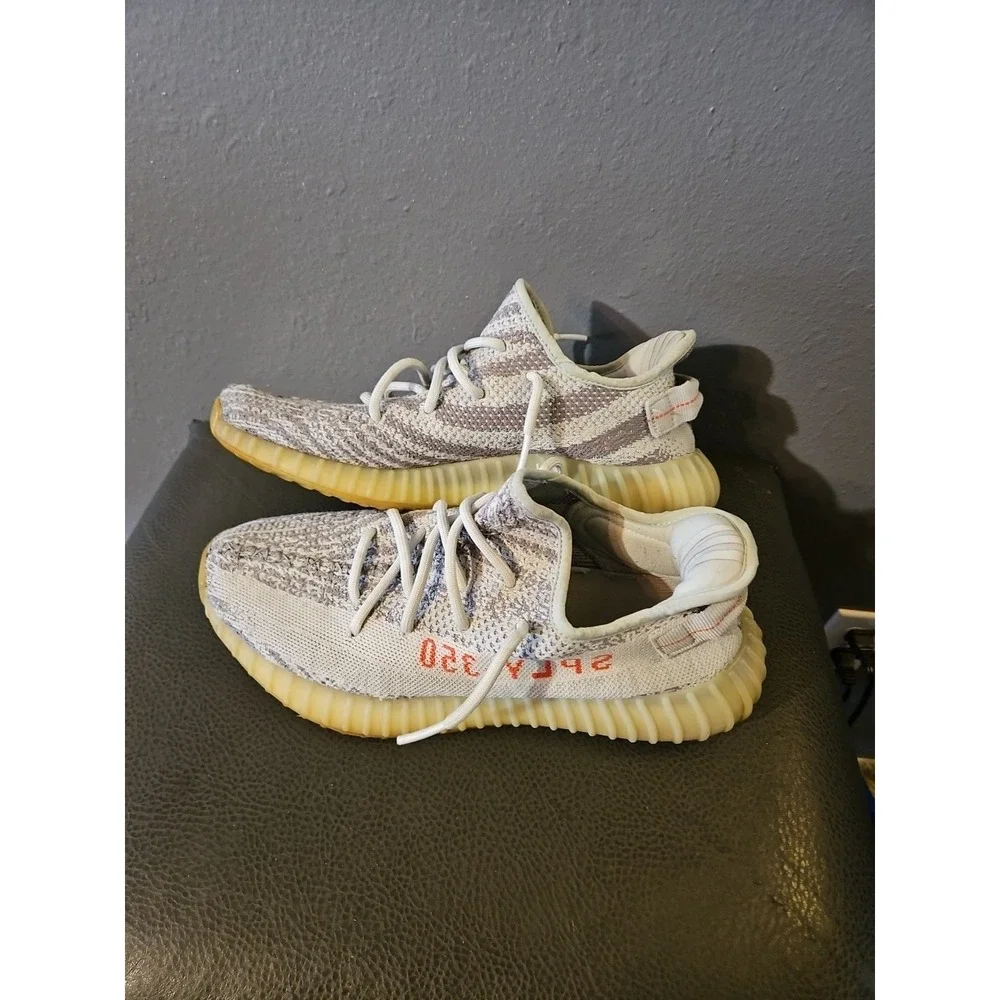 Adidas Yeezy Boost 350 V2 Low Zebra White-Black Men's Size 10‎ great cond. (S115